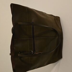 Jack & Chris Genuine Leather Tote Bag Purse